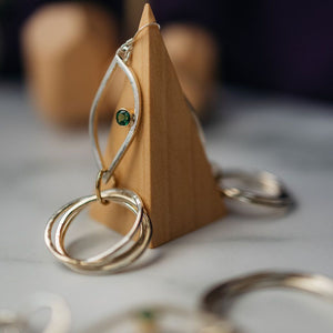 Ava Mobius Green Topaz Earrings