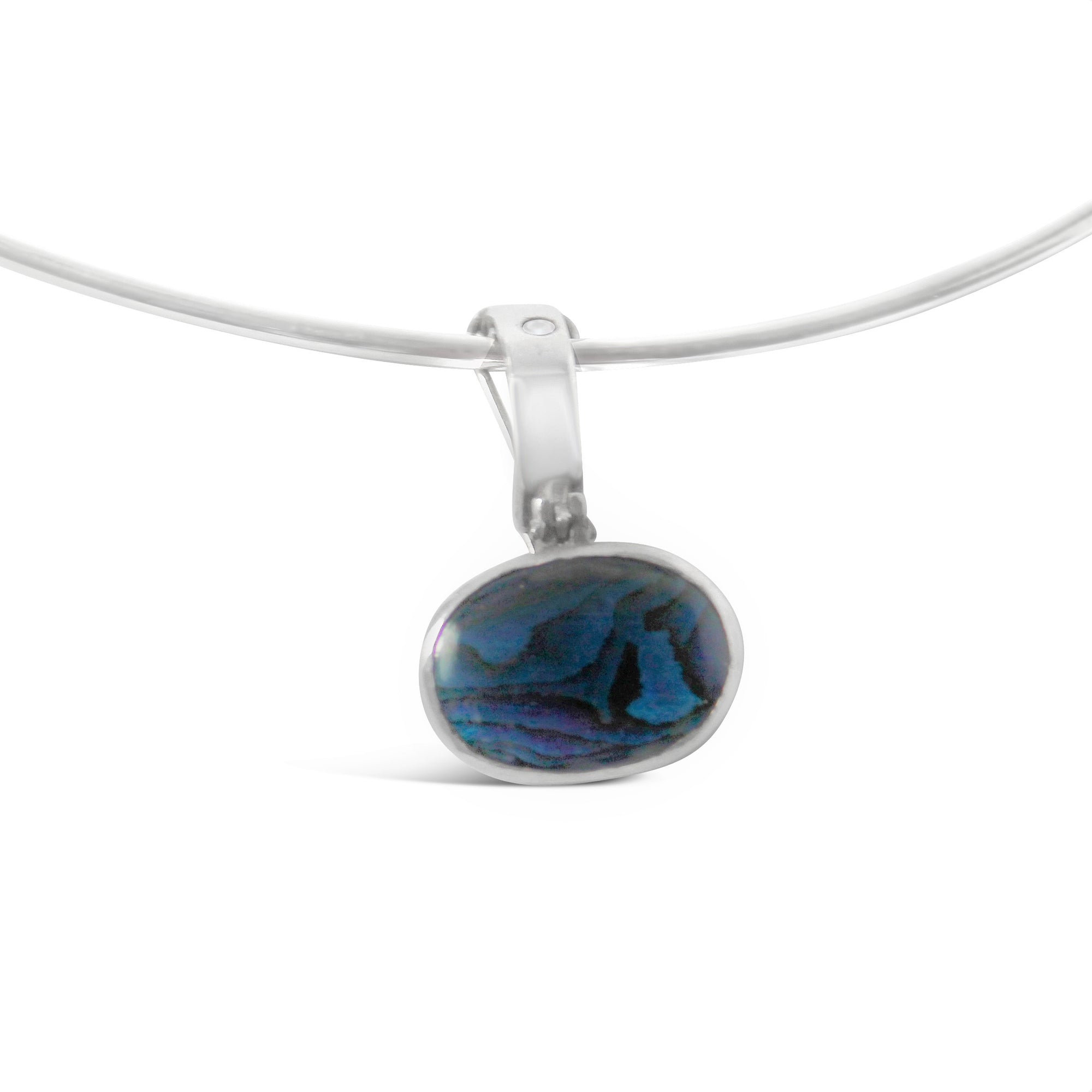 Kalani Necklace, Blue Abalone (Paua)