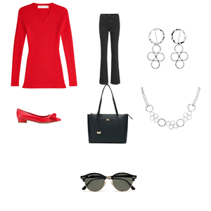 Sterling Silver Circle Statement Necklace - Candace -Stribling- Jewelry