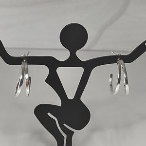 Kelsee Sterling Silver Hoop Earrings