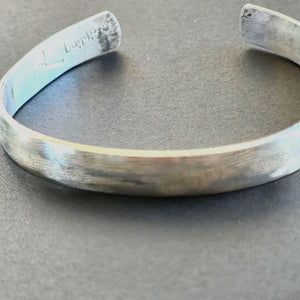 Sterling Silver Textured Cuff Bracelet