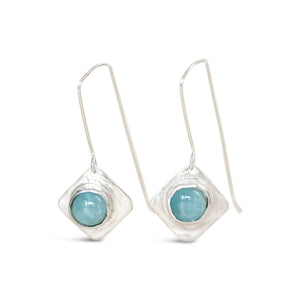 Sterling Silver Aquamarine Earrings