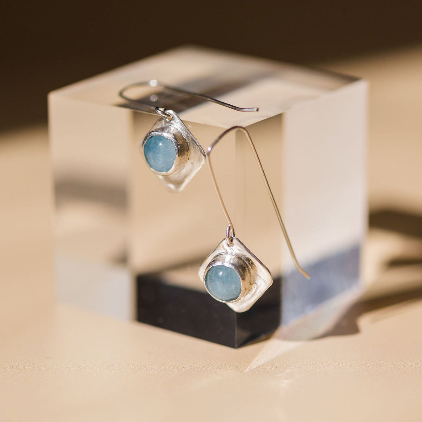 Sterling Silver Aquamarine Earrings