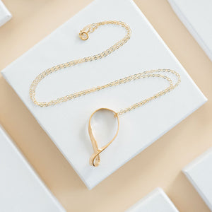 Vermeil Mobius Necklace