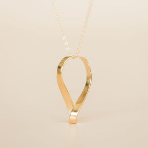 Vermeil Mini Mobius Necklace