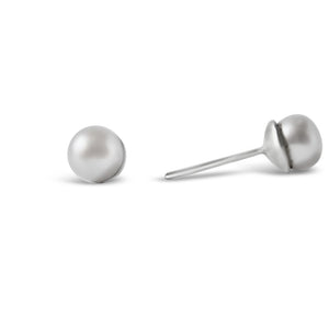 Marissa Post Earrings, Cream Freshwater Pearls