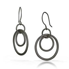 Alicia  Concentric Circle Drop Earrings