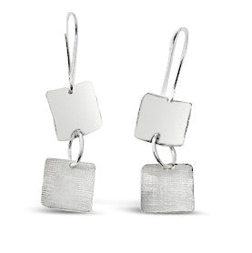 Carolyn Square Dangle Earrings