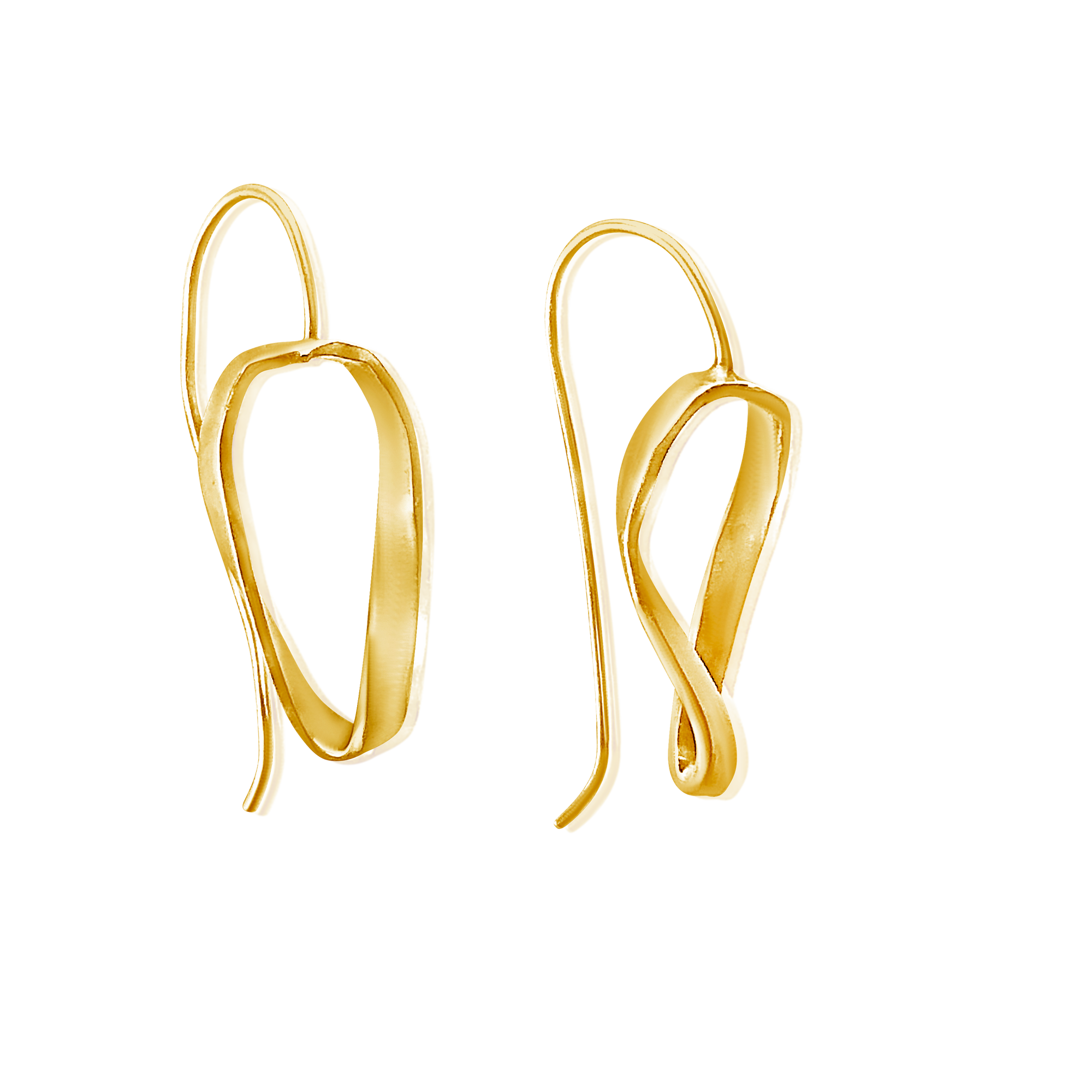 Vermeil Mobius Dangle Earrings