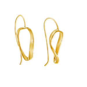 Vermeil Mobius Dangle Earrings