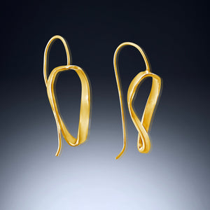 Aurele- 14K Gold  Mobius Dangle Earrings