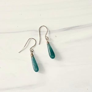 Priya Earrings, Aventurine