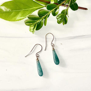 Priya Earrings, Aventurine