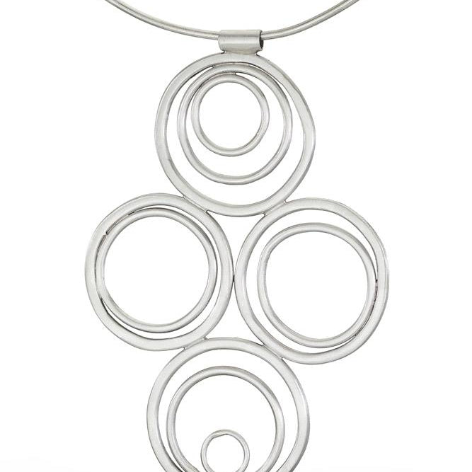 Alexis Concentric Cloverleaf Necklace