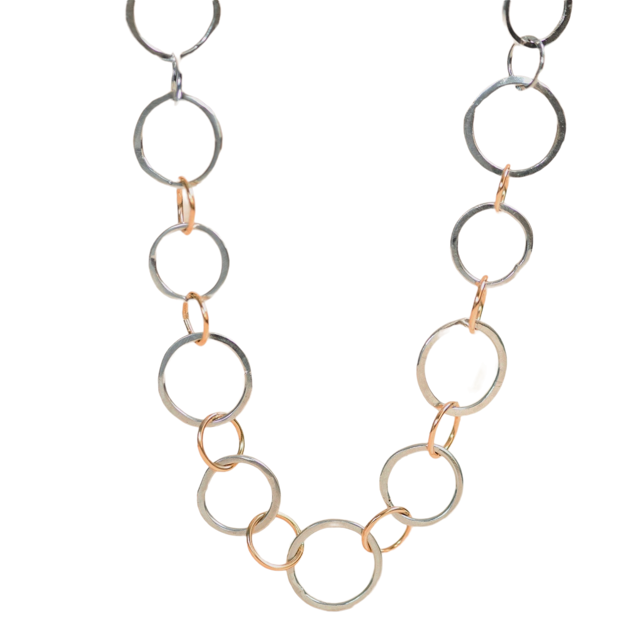 Cara Sterling Silver & 14K Chain Link  Necklace