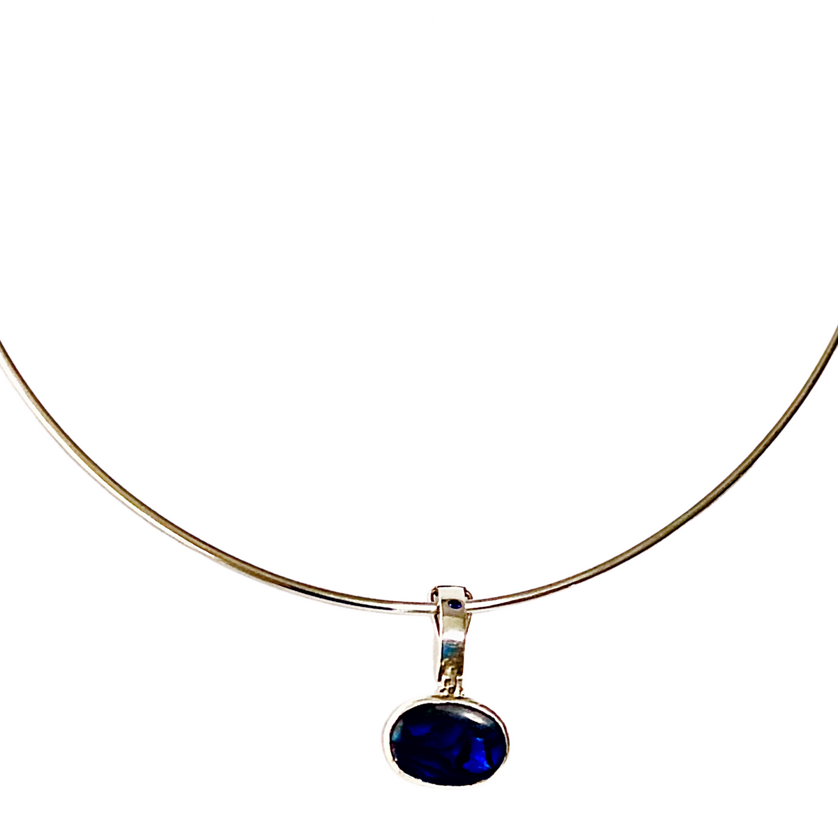 Kalani Necklace, Blue Abalone (Paua)