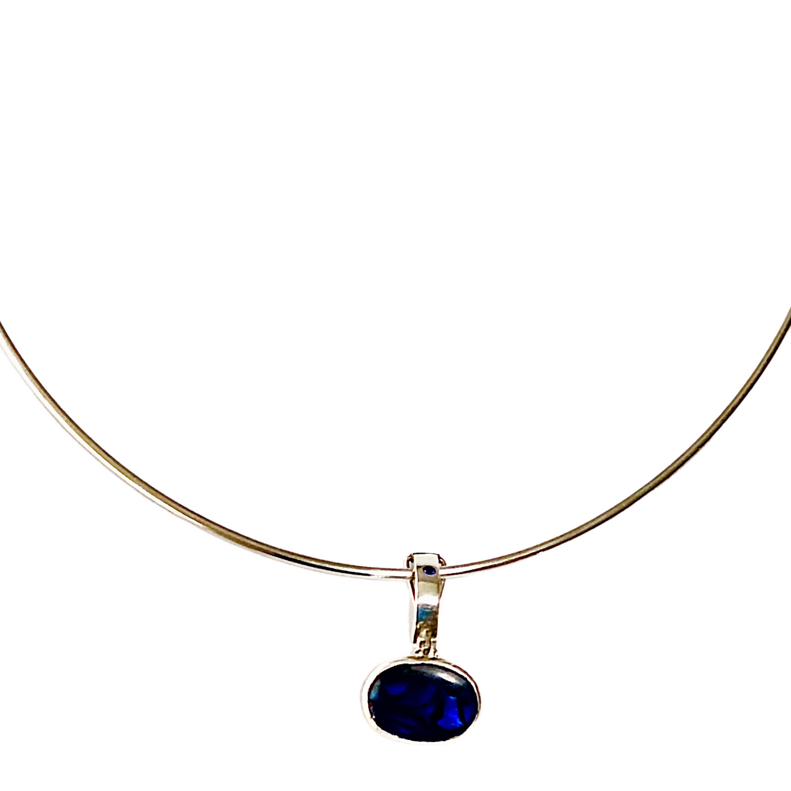 Kalani Necklace, Blue Abalone (Paua)