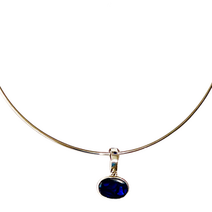 Kalani Necklace, Blue Abalone (Paua)