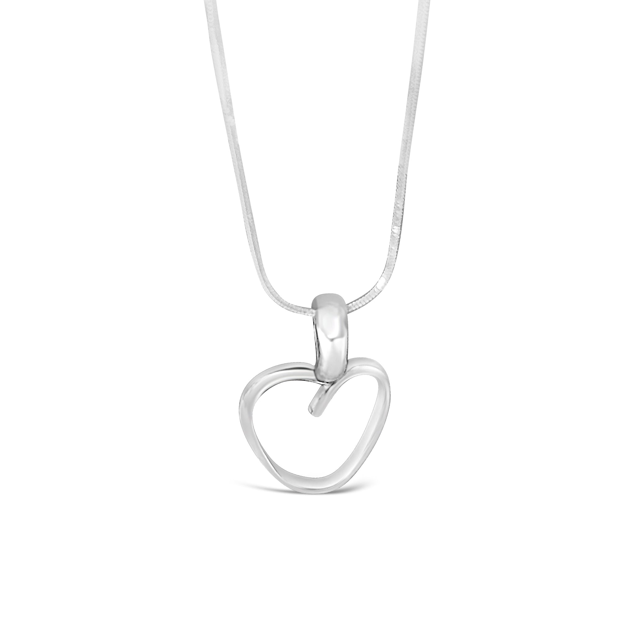 My Heart Sterling Silver Heart Necklace