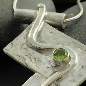Abstract Sterling Silver Necklace - Candace -Stribling- Jewelry