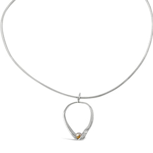 Stephanie  Mobius Necklace, Cream Freshwater Pearl