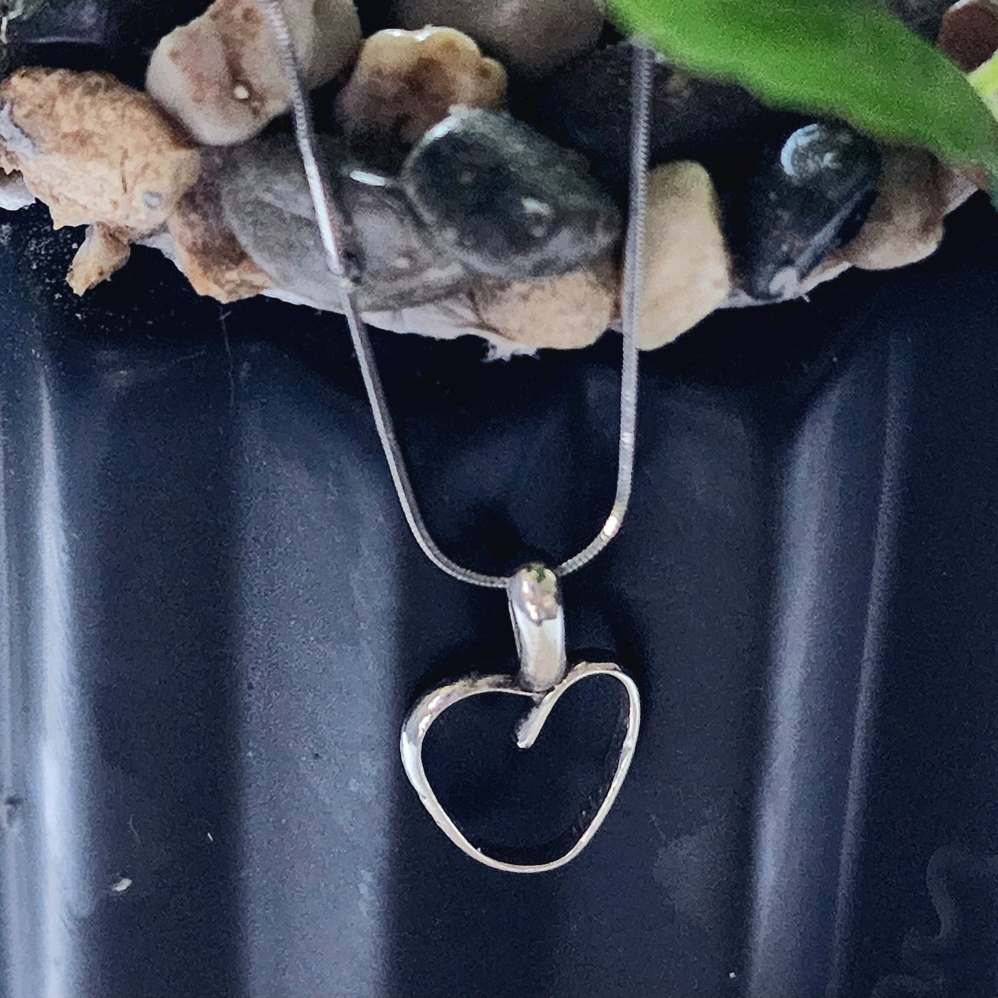 My Heart Sterling Silver Heart Necklace