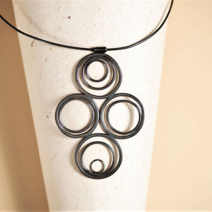 Alexis Concentric Cloverleaf Necklace