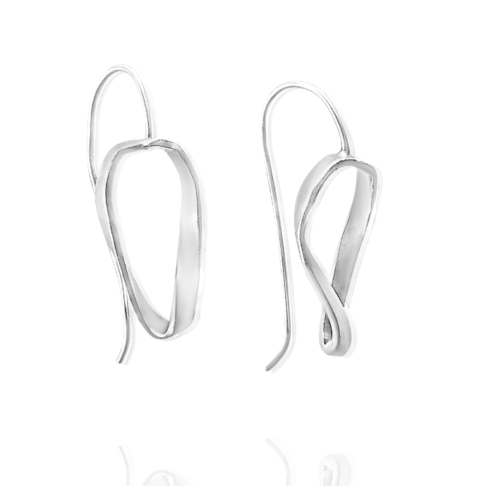 Aurele- 14K Gold  Mobius Dangle Earrings